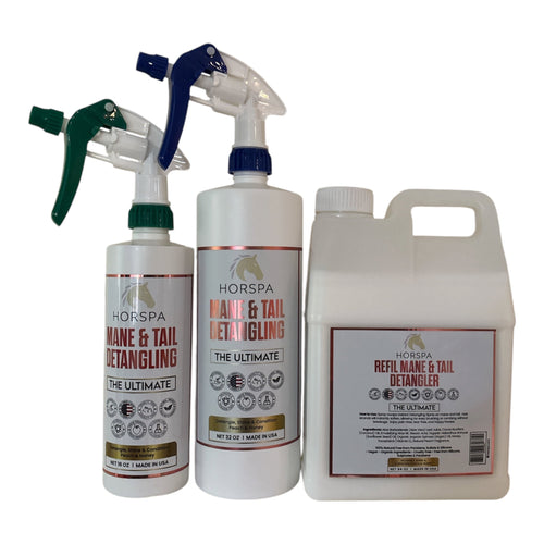 Mane & Tail Detangling Spray Peach & Honey - The Ultimate