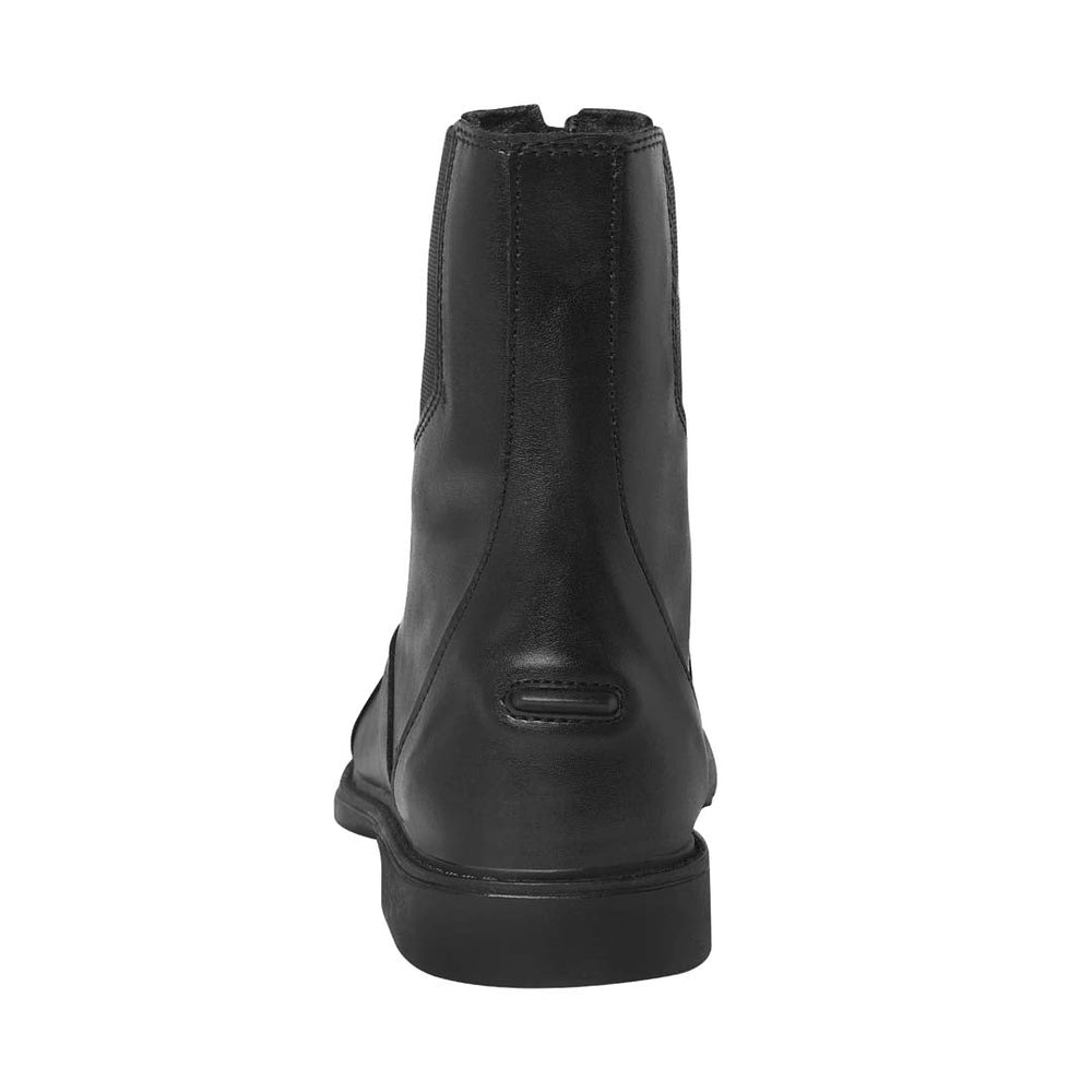 TuffRider Mens Starter Front Zip Paddock Boots Black