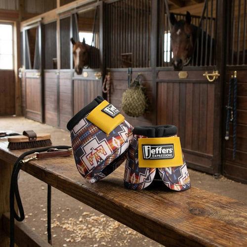 Jeffers Expression No-Turn Bell Boots for Horses, Pair