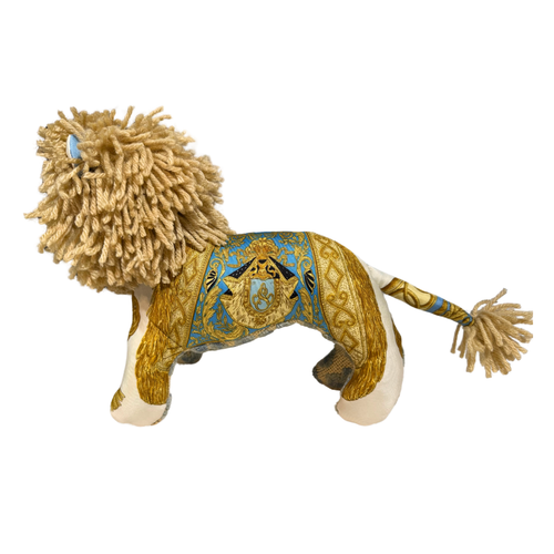 Poste et Cavalerie Vintage Silk Scarf Courageous Lion