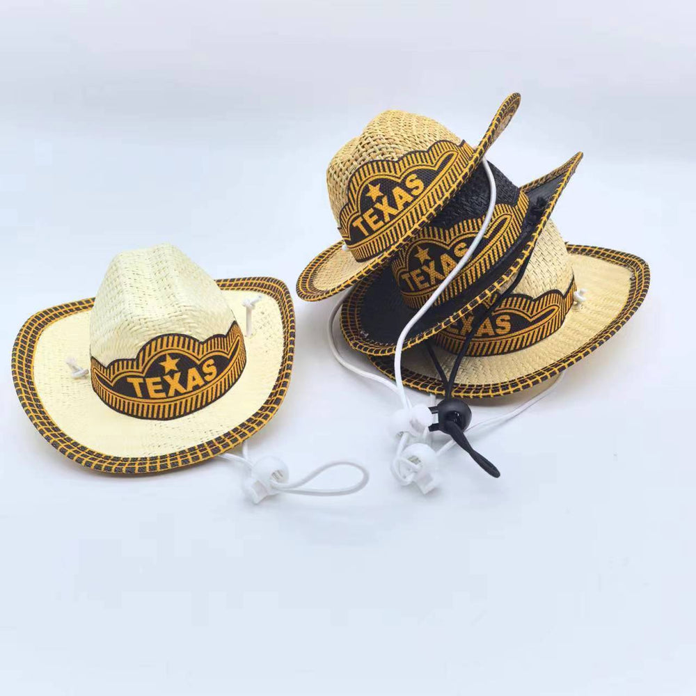 Cowboy straw hat