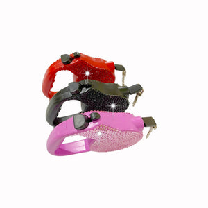 Bling Retractable Dog Leash – 16.4 feet Sparkly Crystal Lead