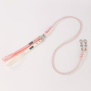 Luxury Pearl Pet Collar and Leash Set – Elegant & Lightweight