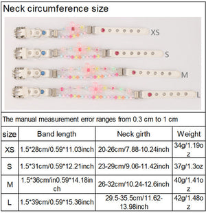 Beaded Flower Dog Collar and Leash Set – Pastel Charm Design