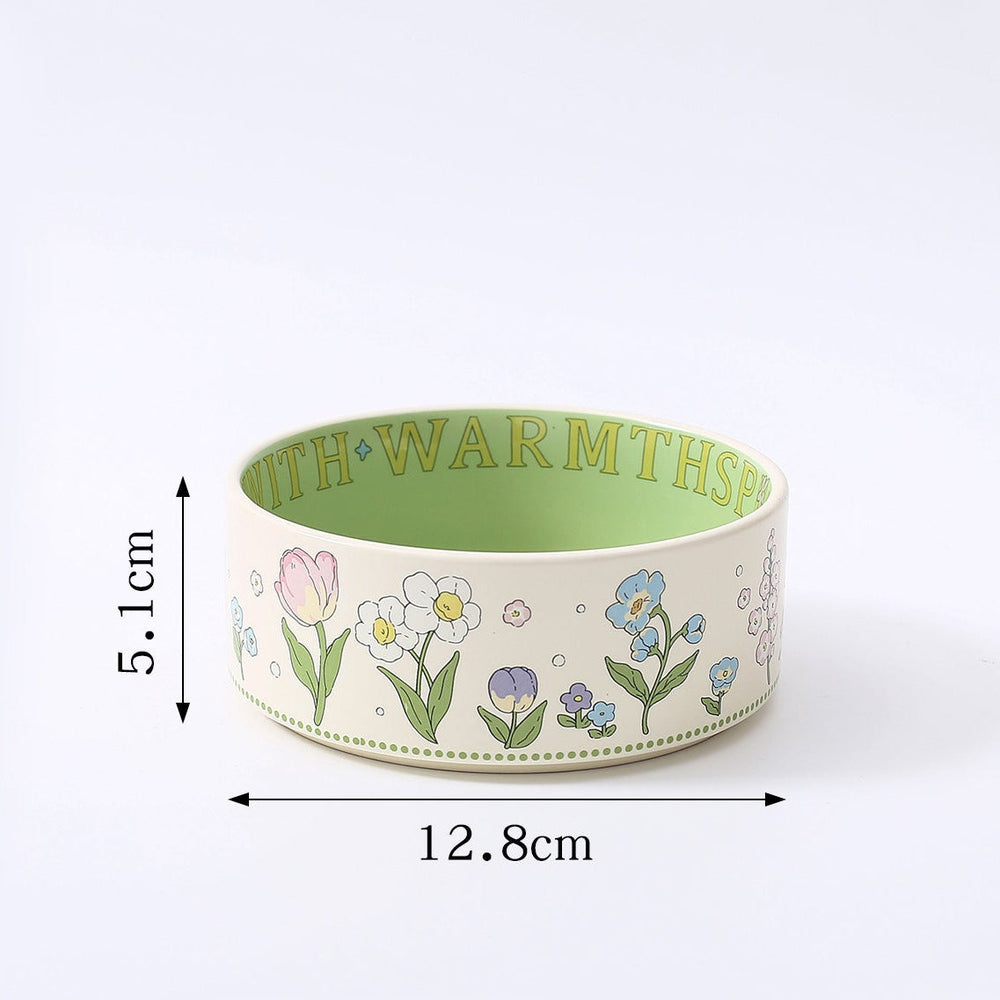 Dog bowl ceramic 2size