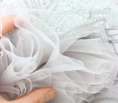 Handmade Glamorous Sequin Feather Pet Clothing Elegant Sparkling Dog Princess Dress