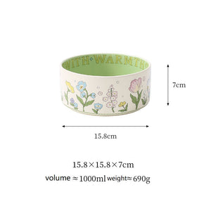 Dog bowl ceramic 2size