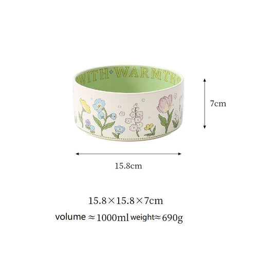 Dog bowl ceramic 2size