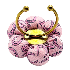 Horseshoe Vintage Silk Necktie Ring