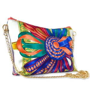 Rubans du Cheval Blanc Vintage Silk Scarf Crossbody Bag