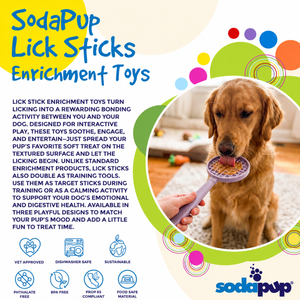 eStick Hand-Held Dog Enrichment Toy - Interactive Lick Stick | USA Made