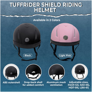 TuffRider Shield Riding Helmet with Adjust A Dial