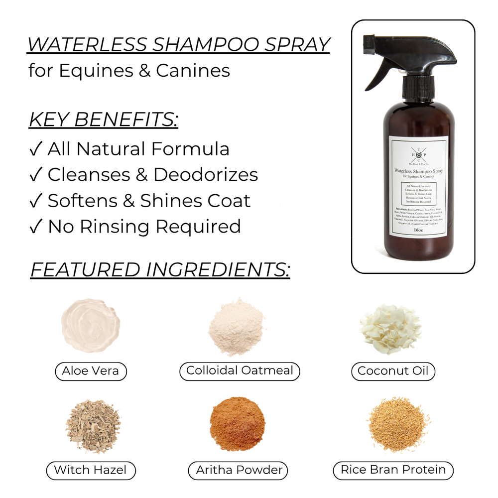 Waterless Shampoo Spray for Dogs & Horses