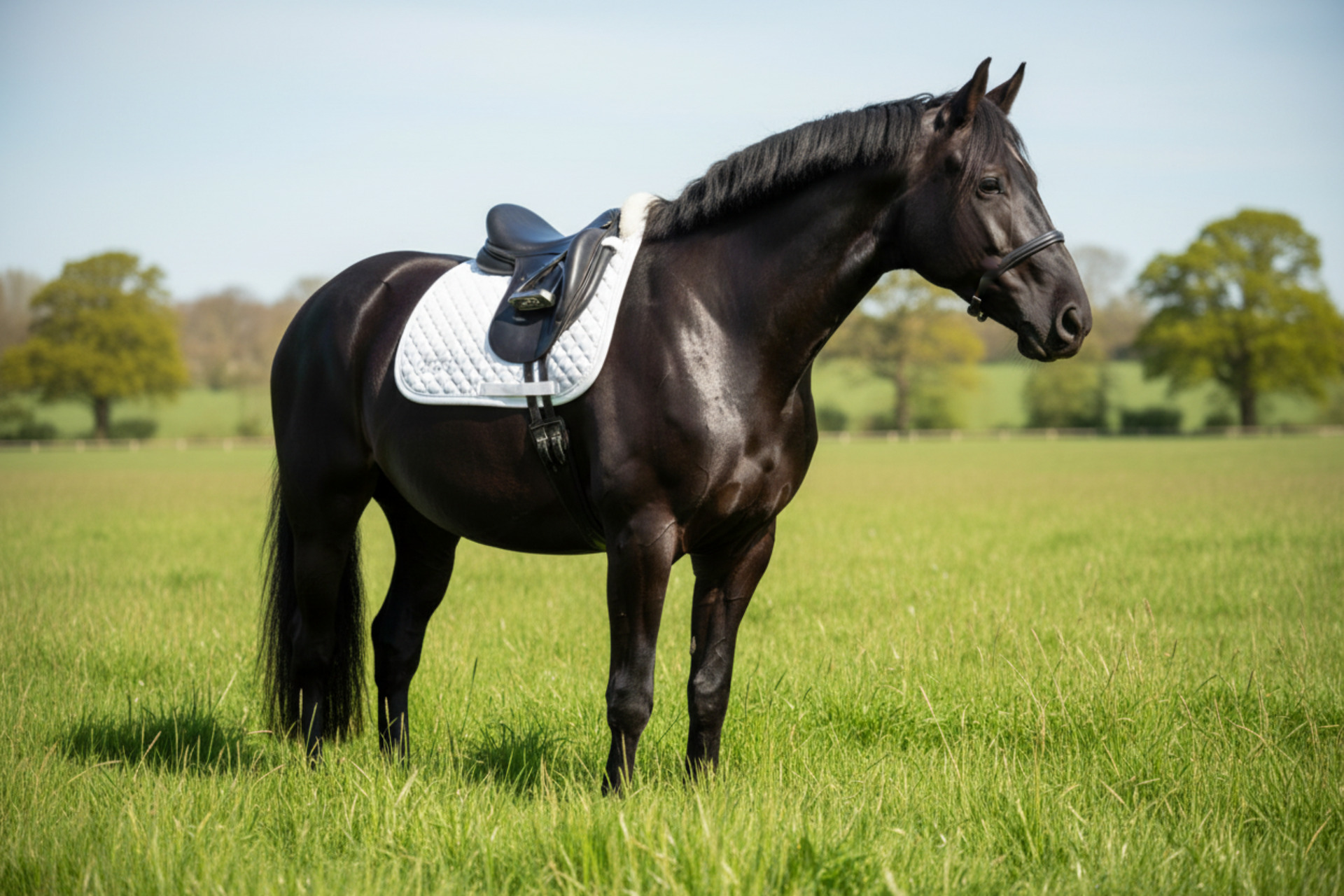 Premium Quality Cotton Half Pad Saddle Pad,
