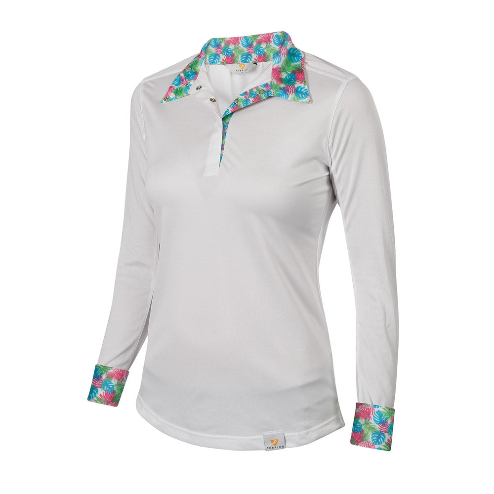 Aubrion Girl's Equestrian Style Long Sleeve Show Shirt