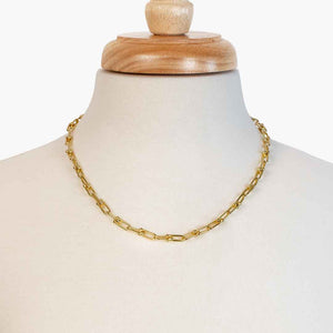 Bellamy - Horseshoe Link Equestrian Bracelet in Gold