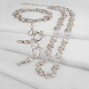 Bocara - Horse Bit Equestrian Wrist Cuff in Silver