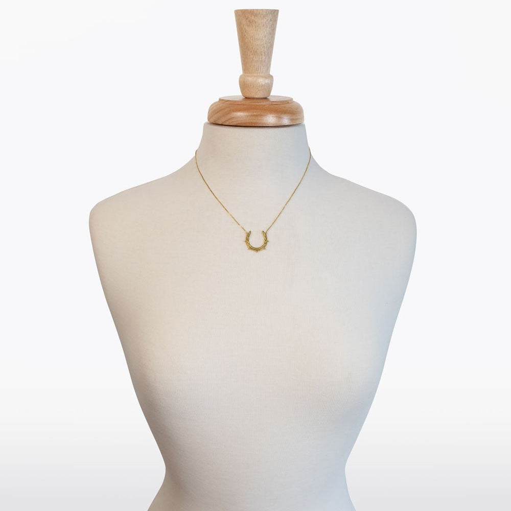 Canteen - Equestrian Horseshoe Necklace in Gold