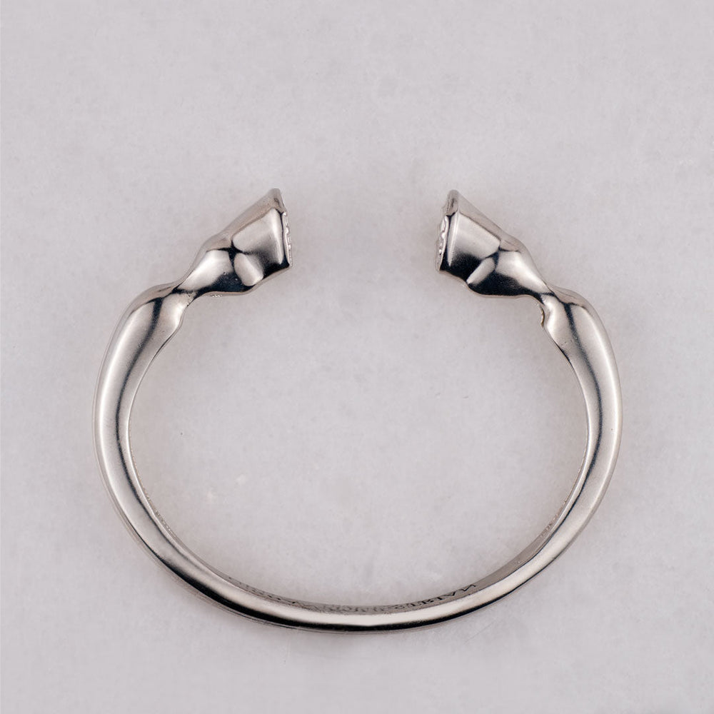 Cavallo -  Horse Hoof Equestrian Bracelet in Silver