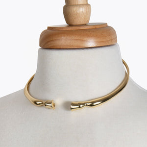 Cavallo - Horse Hoof Neck Cuff in Gold