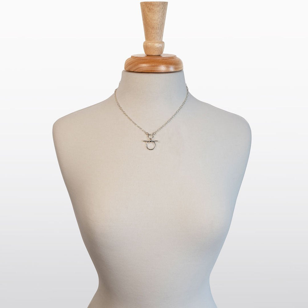 Chelsea - Equestrian Horse Bit Necklace in Silver