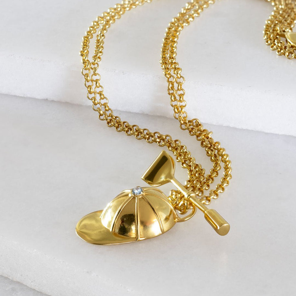 Derby Day - Jockey Necklace in Gold