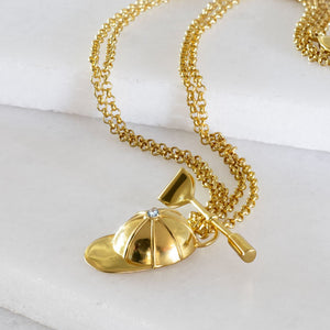 Derby Day - Jockey Necklace in Gold