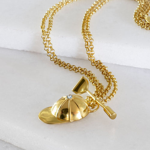 Derby Day - Jockey Necklace in Gold