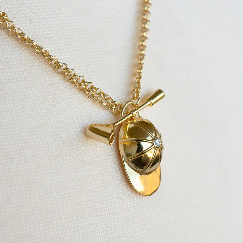 Derby Day - Jockey Necklace in Gold