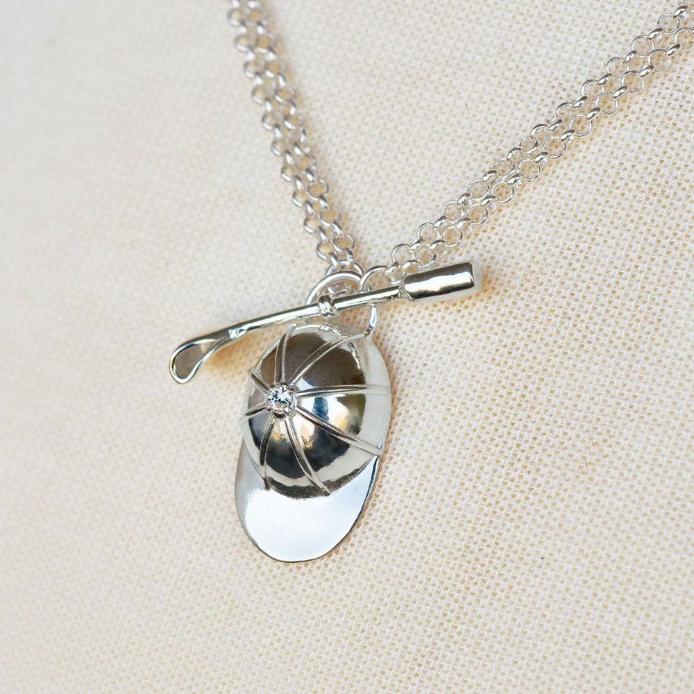 Derby Day - Jockey Necklace in Silver