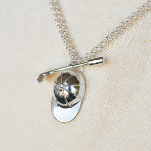 Derby Day - Jockey Necklace in Silver