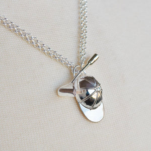 Derby Day - Jockey Necklace in Silver