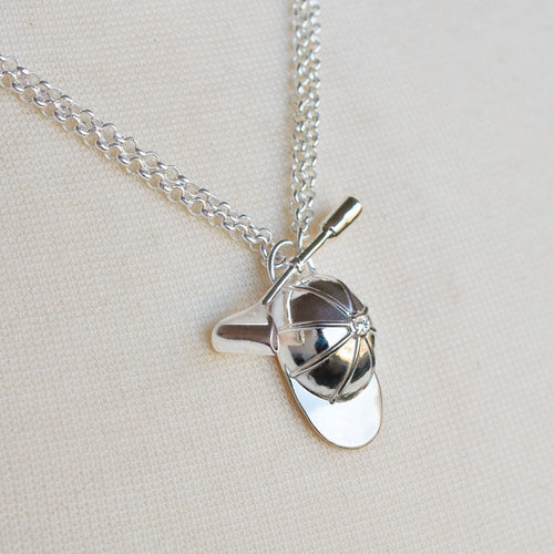 Derby Day - Jockey Necklace in Silver