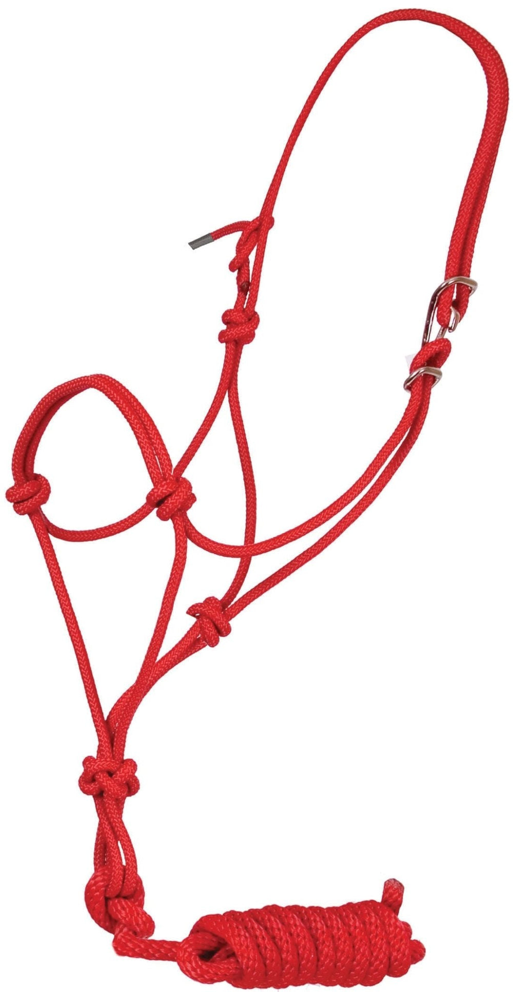 Easy-On Clip Nylon Rope Horse Halter with Lead