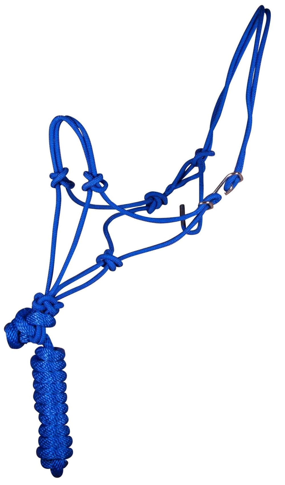 Easy-On Clip Nylon Rope Horse Halter with Lead