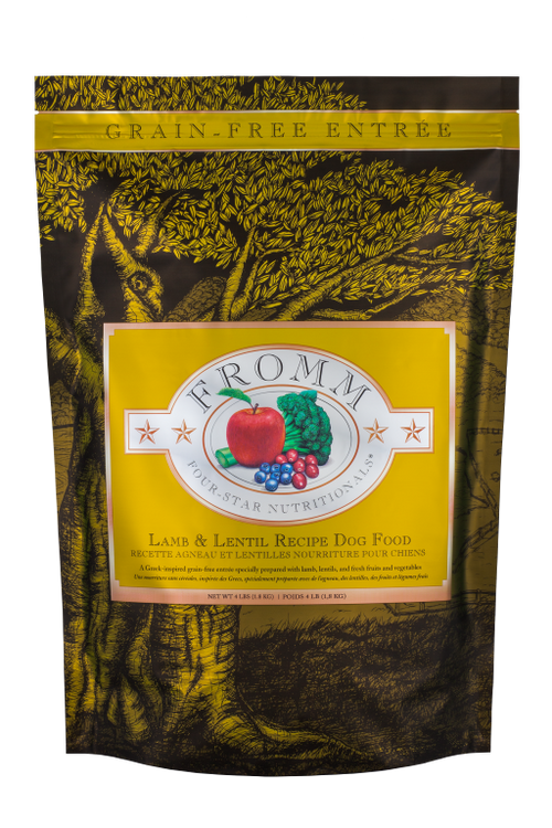 Fromm 4 Star All Life Stages Grain Free Lamb & Lentil Dry Dog Food