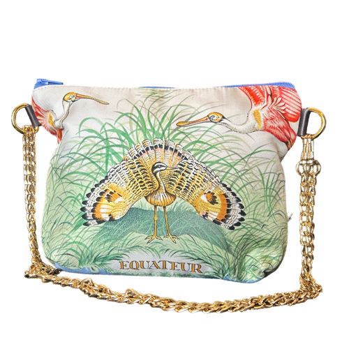Equateur Vintage Scarf Crossbody Bag