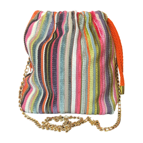 Rubans du Cheval Blanc Vintage Scarf Drawstring Crossbody Bag