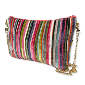 Rubans du Cheval Noir Vintage Silk Scarf Crossbody Bag