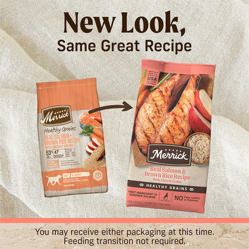 Merrick Classic Healthy Grains Salmon and Brown Rice Dry Dog Food