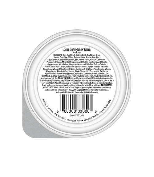Merrick Lil' Plates Grain Free Small Surfin and Turfin Wet Dog Food (3.5oz)
