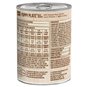 Merrick Grain Free Puppy Plate Beef Wet Dog Food (12.7oz)