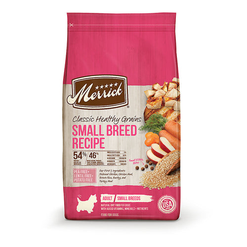 Merrick Classic Healthy Grains Small Breed Chicken and Brown Rice Dry Dog Food (4lb)