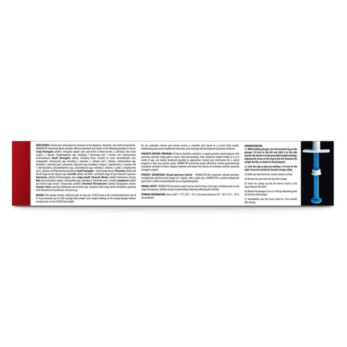 Ivermectin Horse Dewormer Gel, Apple Flavored
