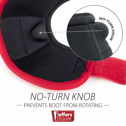 No-Turn Bell Boots for Horses, Solid Colors, 2 ct