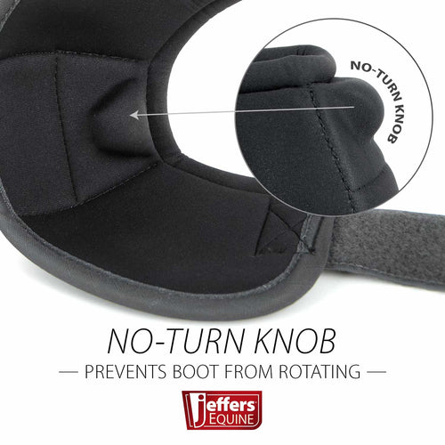 No-Turn Bell Boots for Horses, Solid Colors, 2 ct