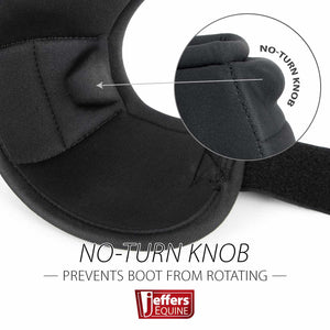 No-Turn Bell Boots for Horses, Solid Colors, 2 ct