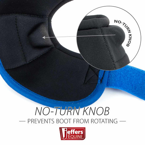 No-Turn Bell Boots for Horses, Solid Colors, 2 ct