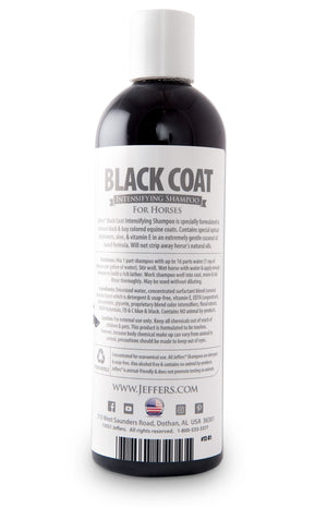 Equine Black Coat Intensifying Horse Shampoo for Black & Bay Coats