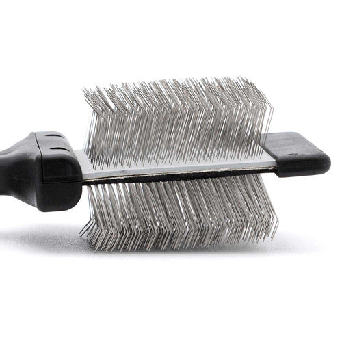 Double-Sided Flex Head Pet Grooming Slicker Brush